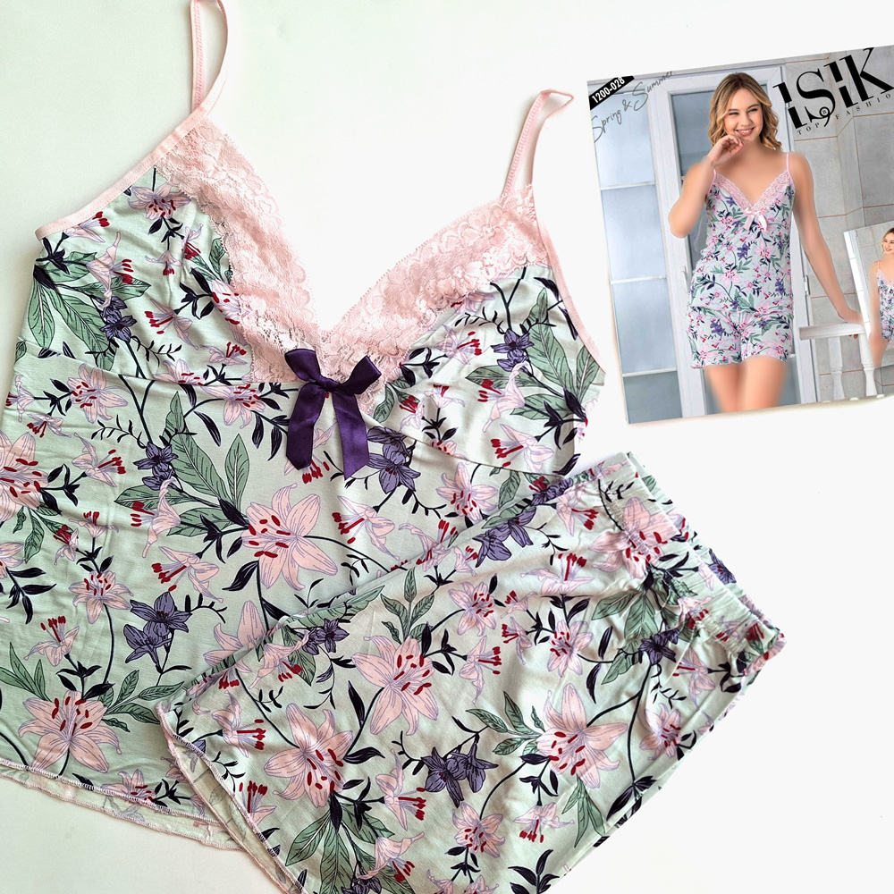 تاپ شورتک طرح گل ISIK
