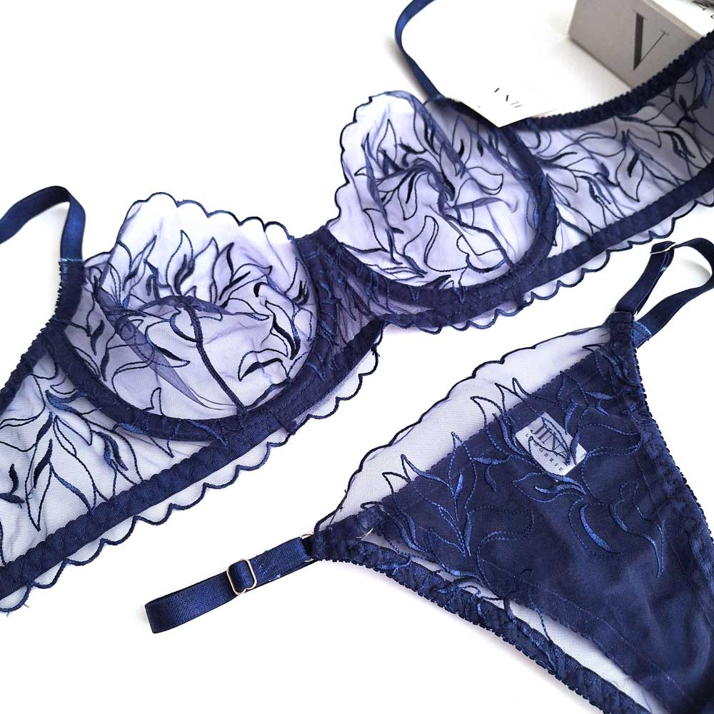 ست سوتین شورت توری