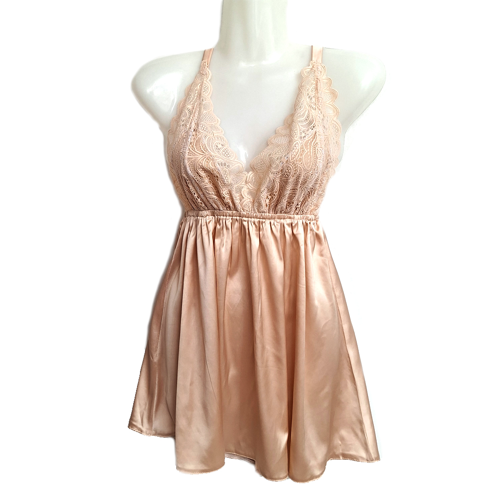 پیراهن ساتن ساده