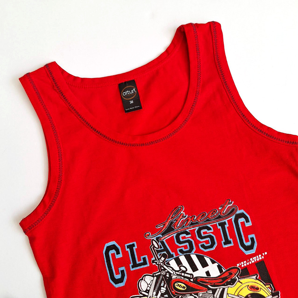 تاپ شورتک پسرانه قرمز - 5