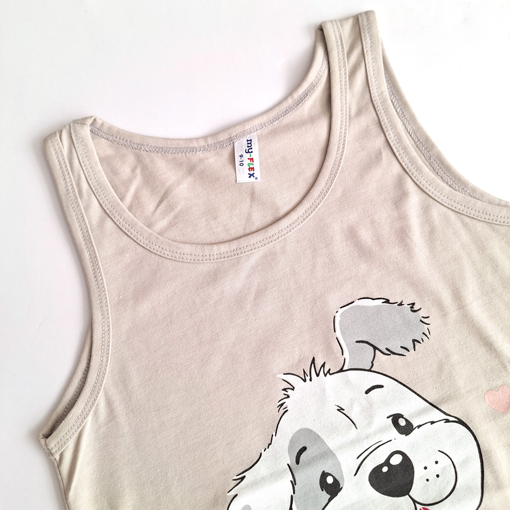 تاپ شورتک پسرانه طرح سگ