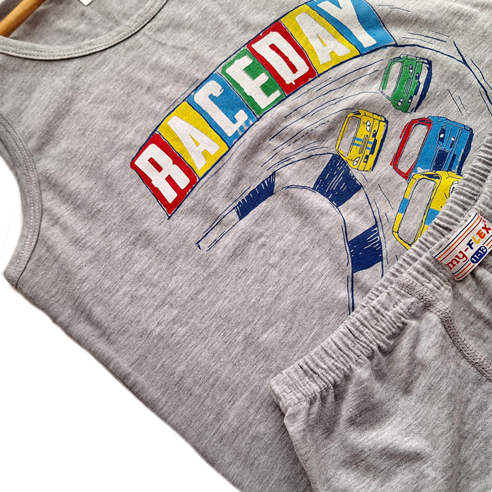 تاپ شورتک پسرانه طرح جاده