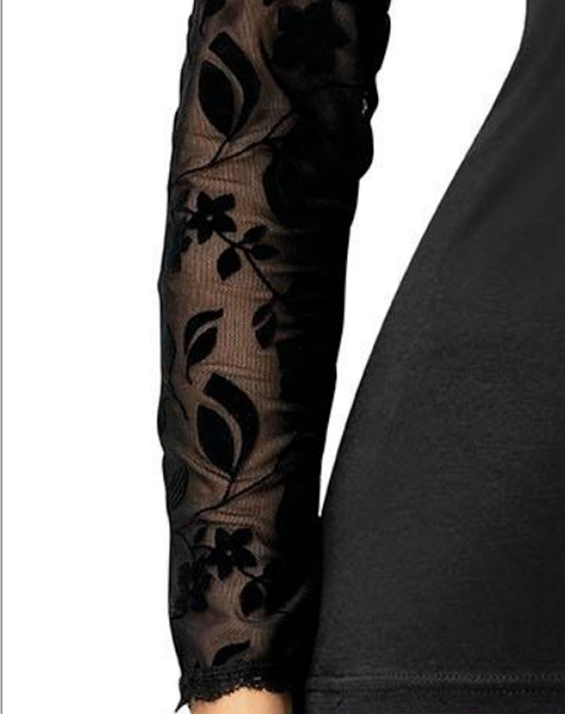 بلوز نخی مجلسی آستین بلند - 5