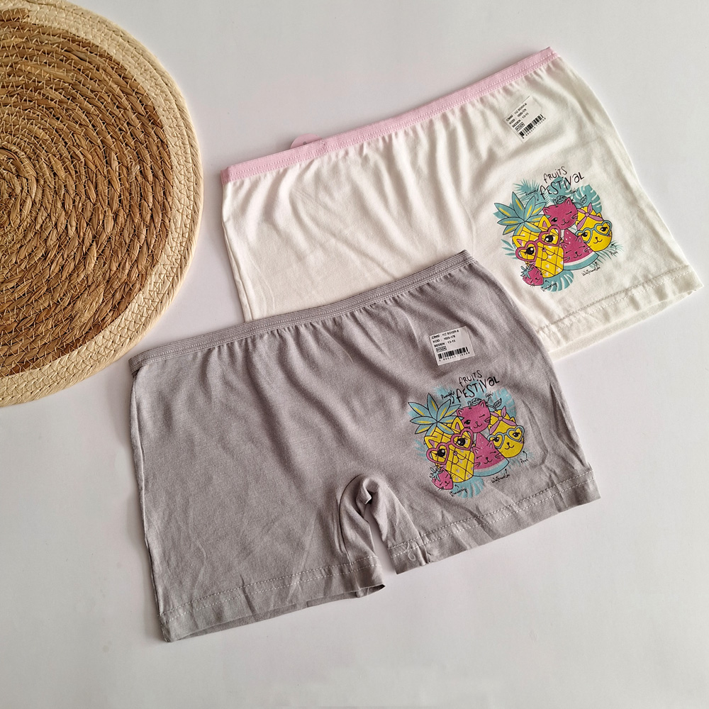 شورت پادار دخترانه طرح میوه