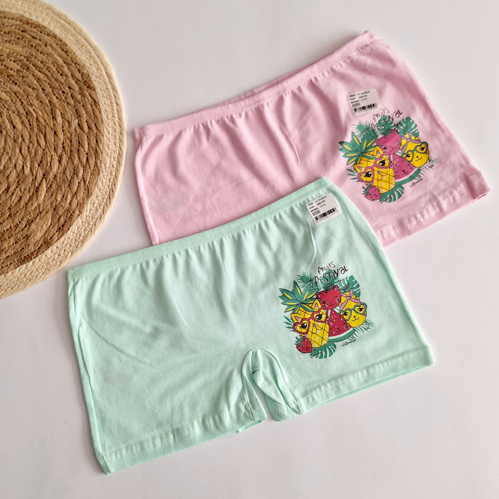 شورت پادار دخترانه طرح میوه