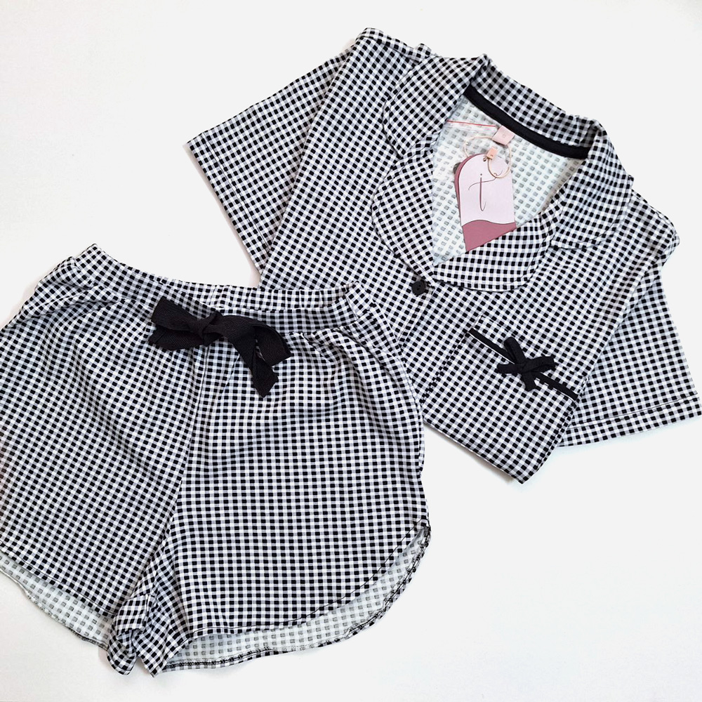 ست بلوز شورتک راحتی ترک