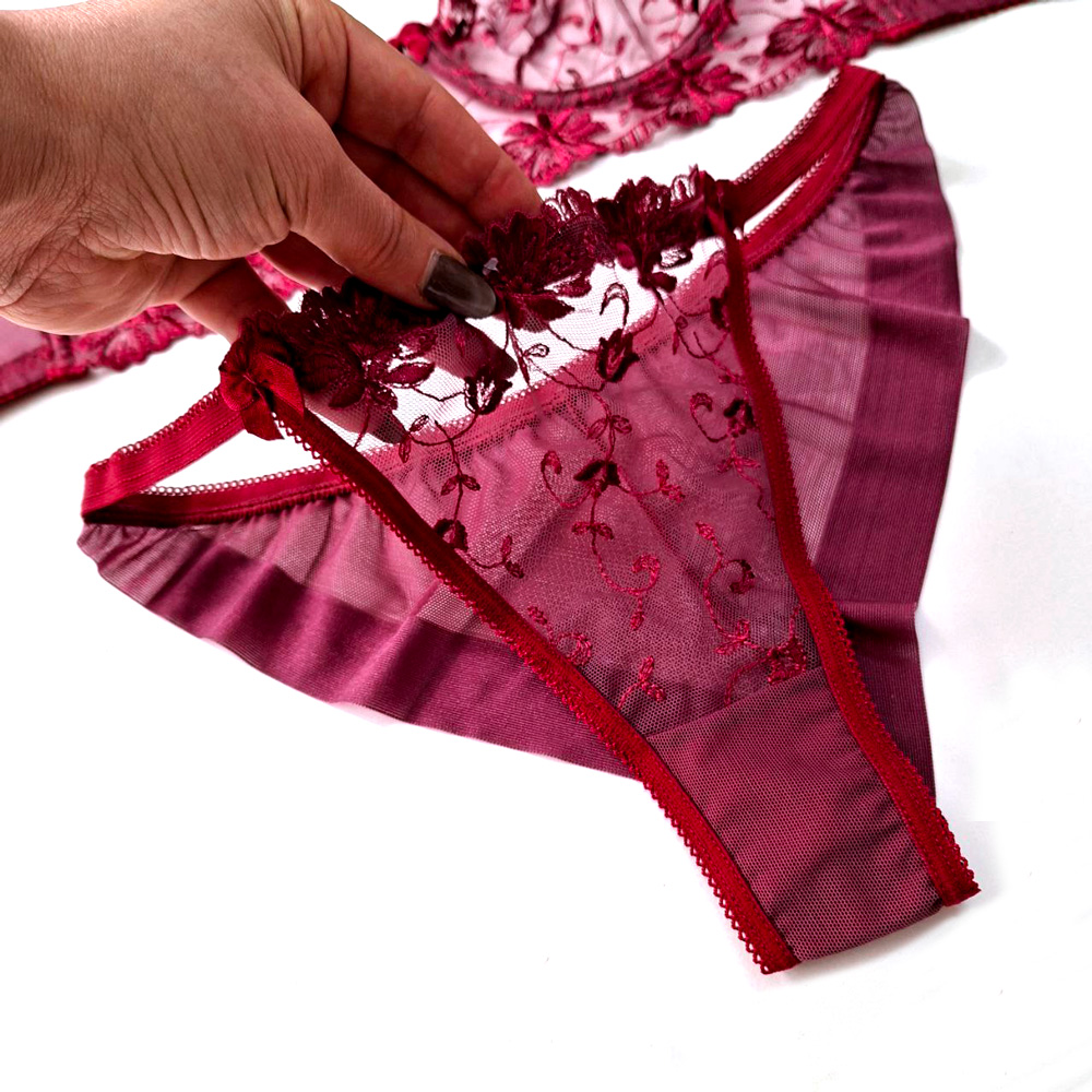 ست سوتین شورت توری