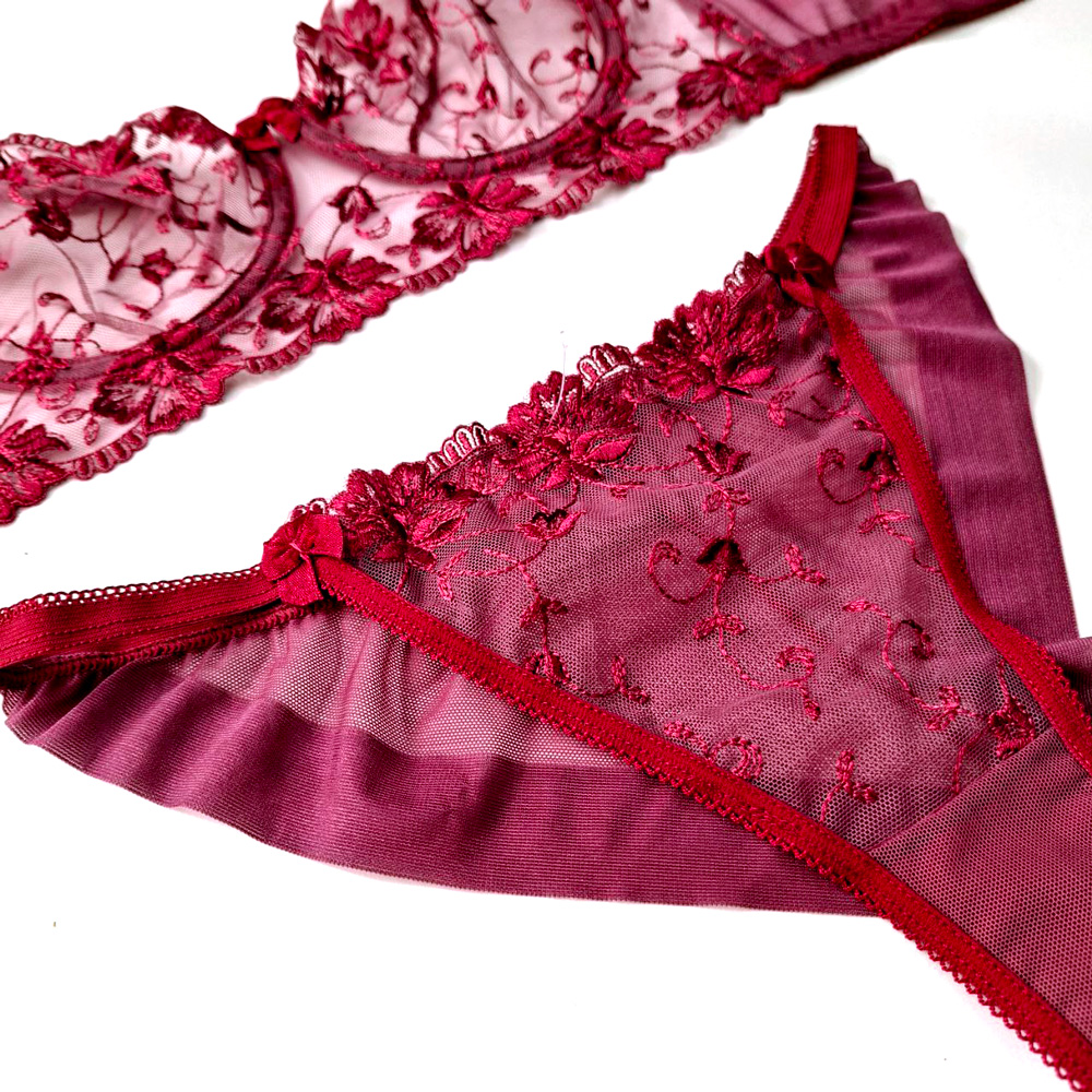 ست سوتین شورت توری