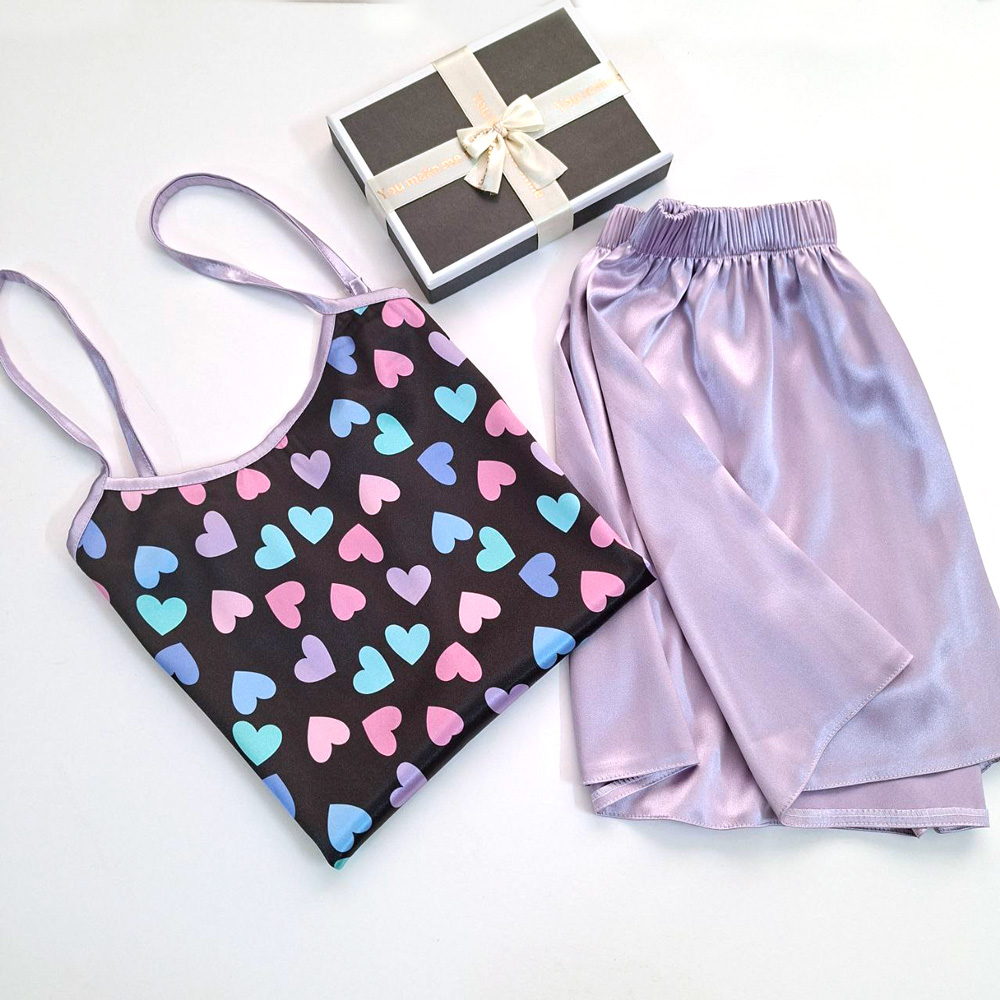 تاپ شورتک ساتن