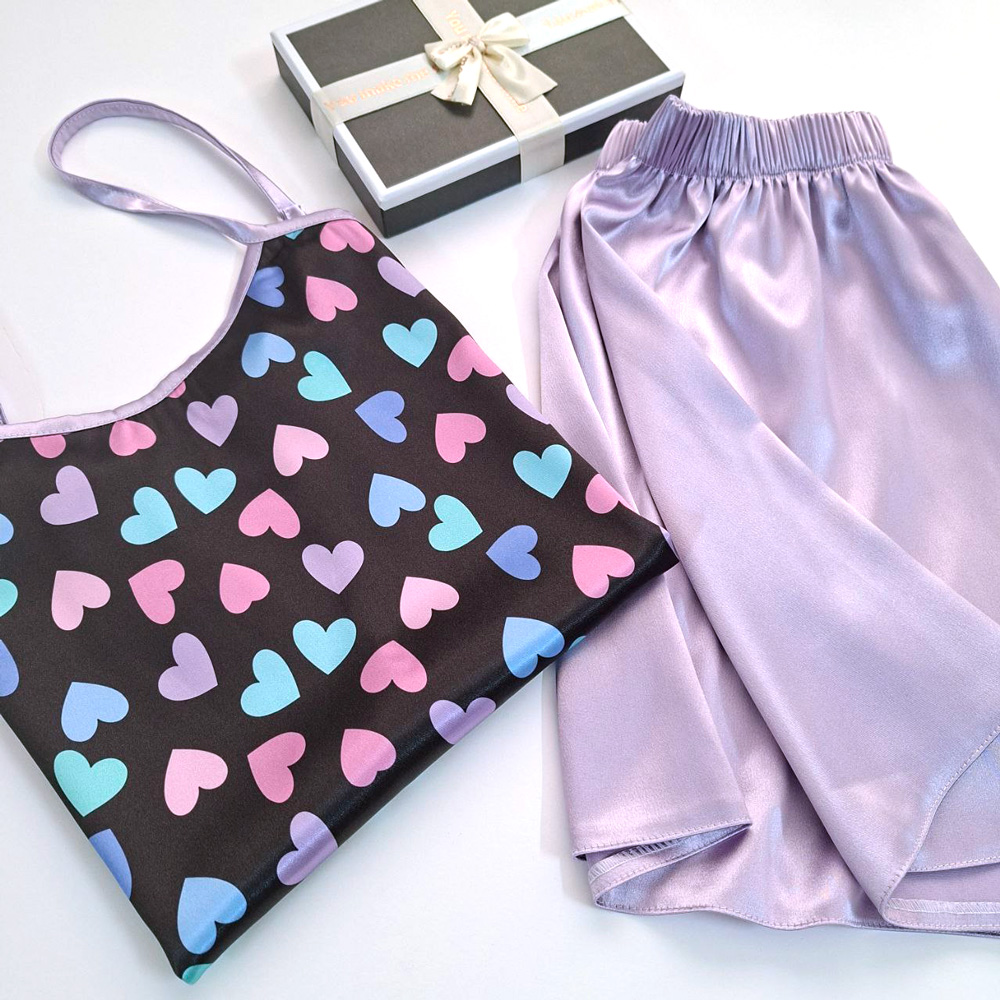 تاپ شورتک ساتن