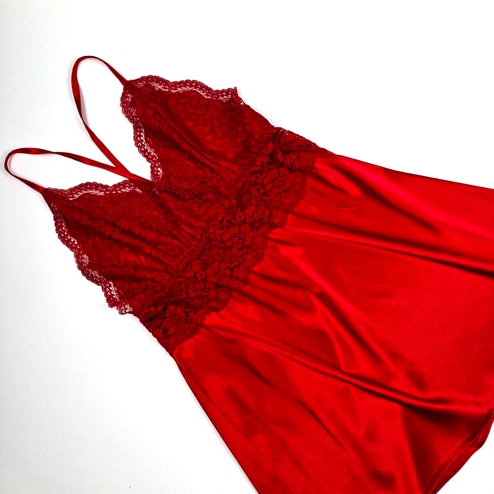 پیراهن ساتن کوتاه