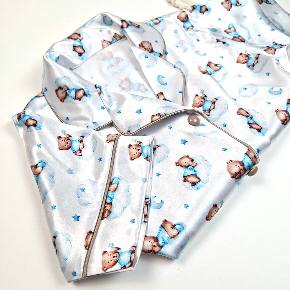 بلوز شلوار دخترانه طرح خرس 