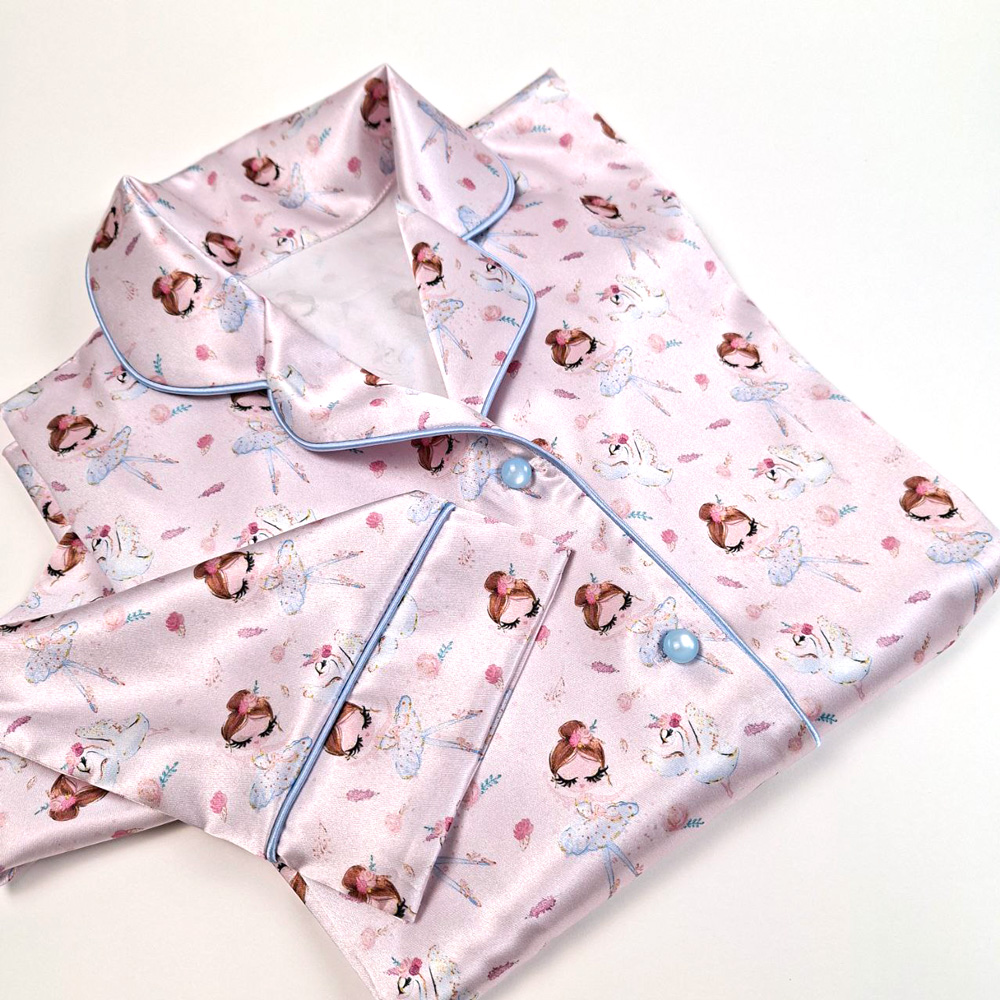 لباس خواب دخترانه طرح بالرین