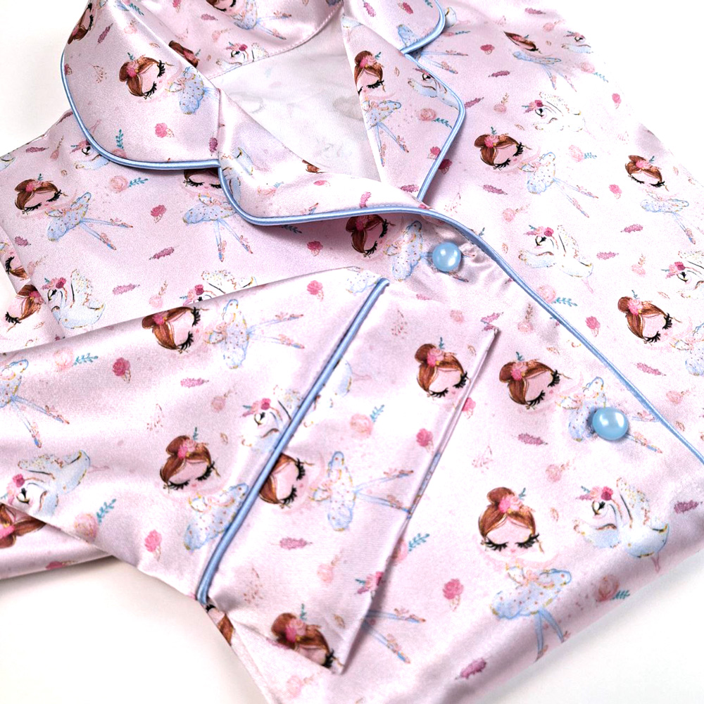 لباس خواب دخترانه طرح بالرین - 4