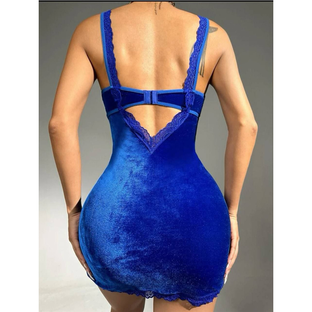 پیراهن مخمل فانتزی