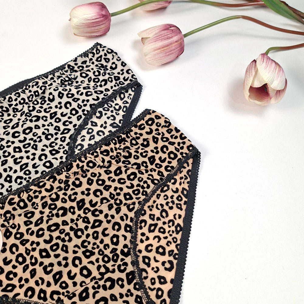 شورت پلنگی توری