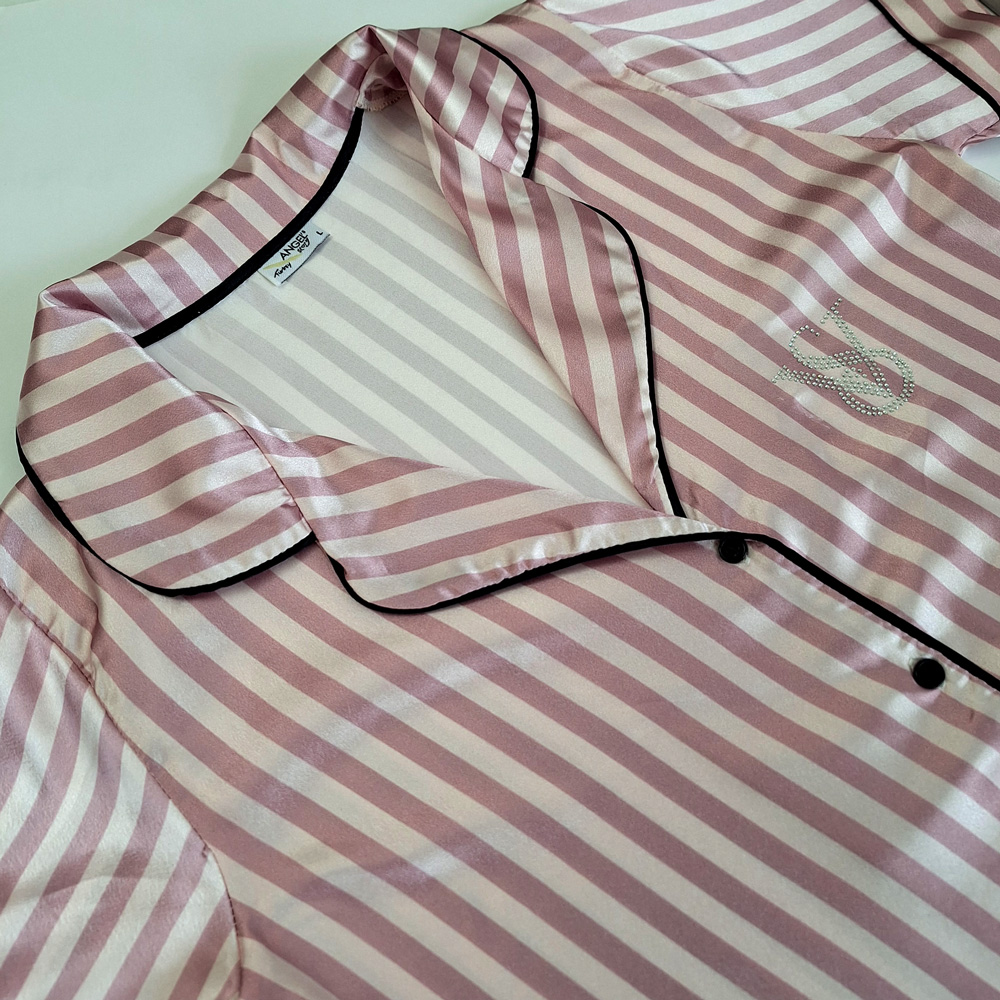 بلوز شلوار ساتن طرح ویکتوریا angel