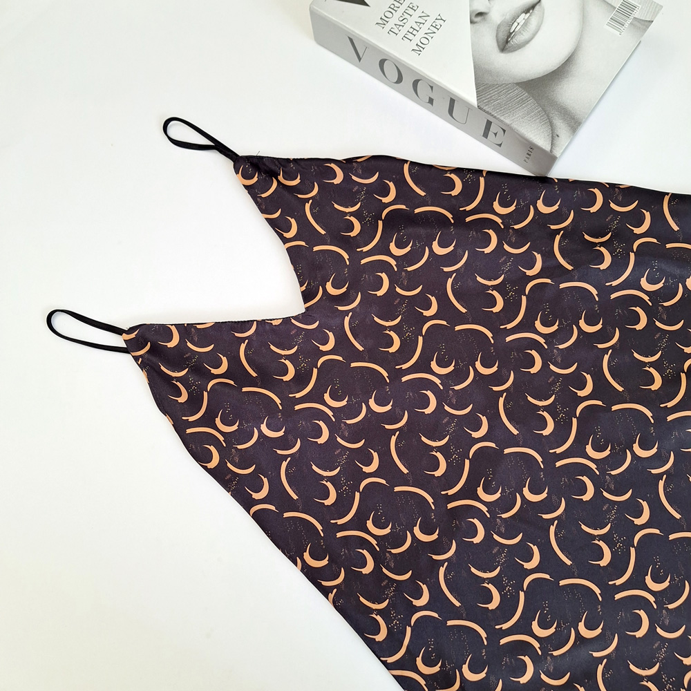 پیراهن طرحدار ساتن cottonhill