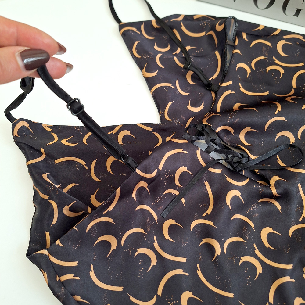 پیراهن طرحدار ساتن cottonhill