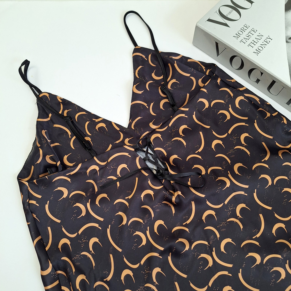 پیراهن طرحدار ساتن cottonhill